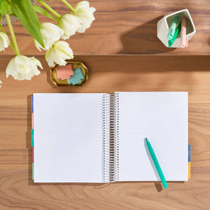 7x9 Monthly Planner - Mantra cover, Hexagon theme