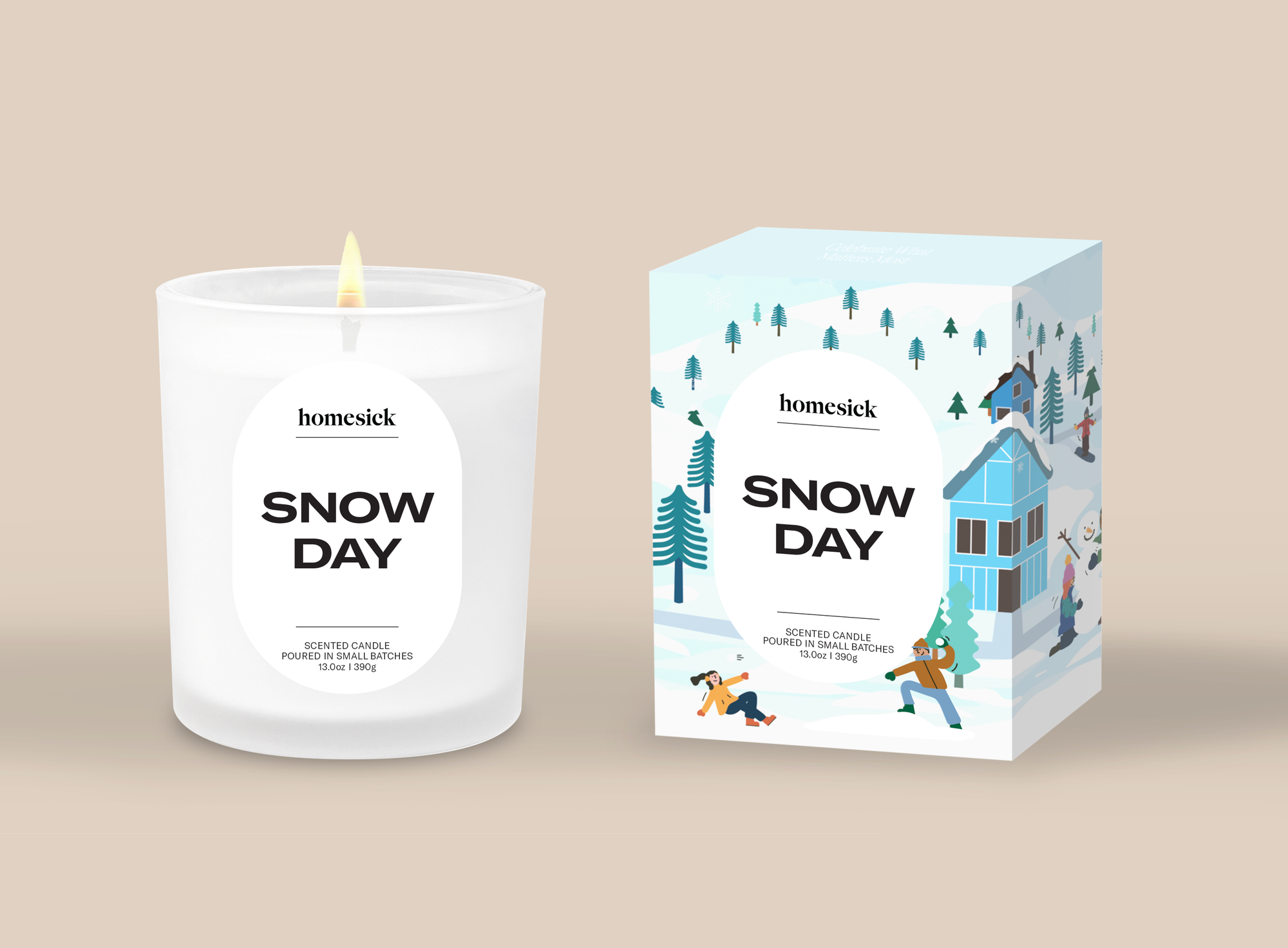 Snow Day Candle
