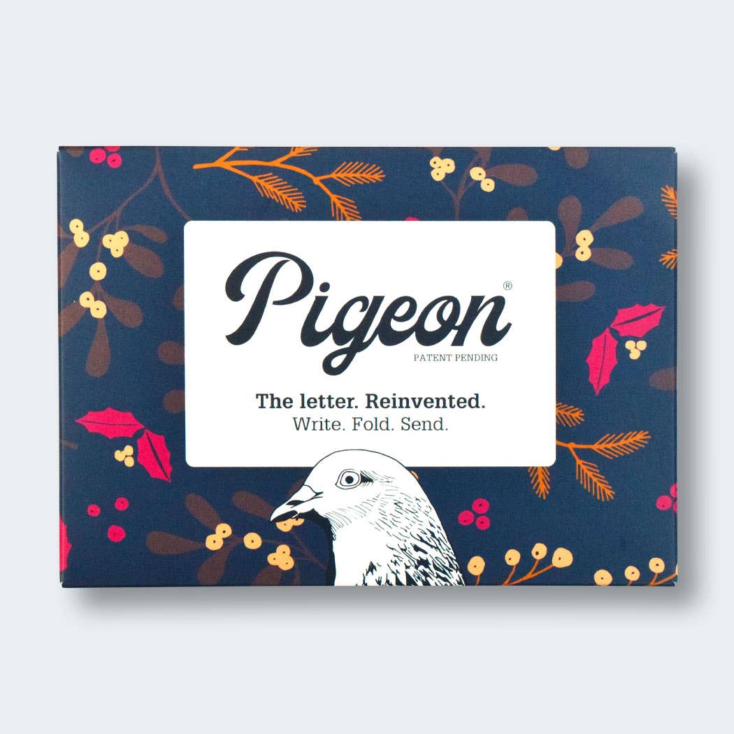 Winter Berries Pigeon letter pack