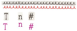 Letters, Numbers & Symbols Clear Stamp Set