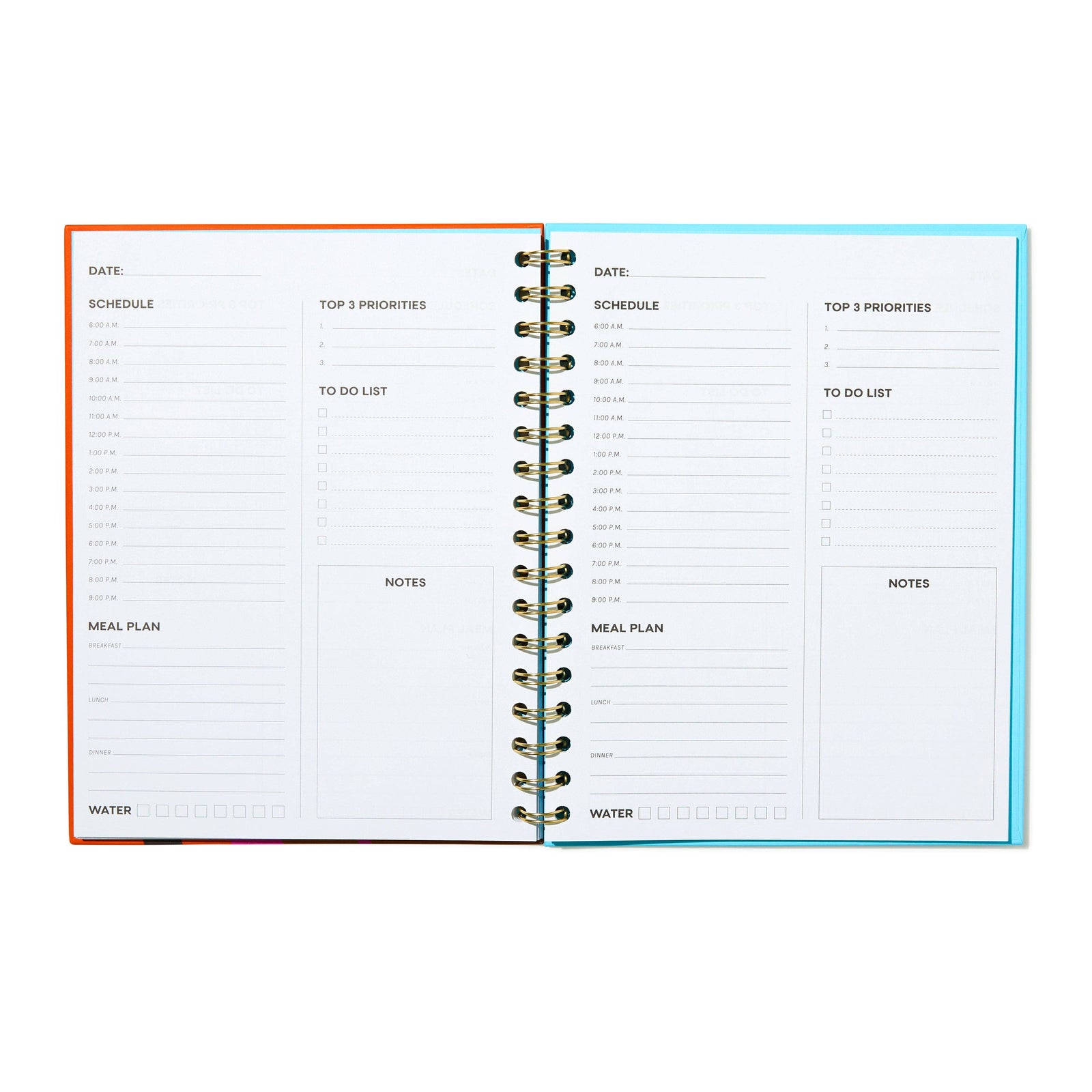 Back to school undated planner