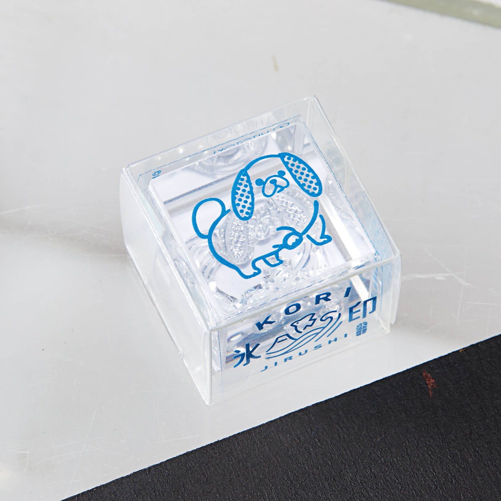 KORI JIRUSHI  Crystal Clarity Stamp S size - Pekinese