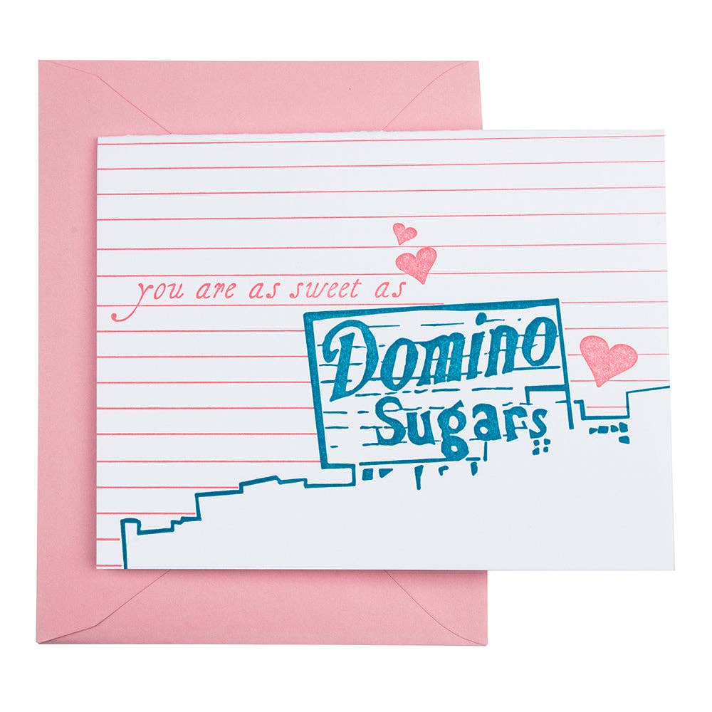 Baltimore Maryland | As Sweet As Domino Sugars card: Individual Card
