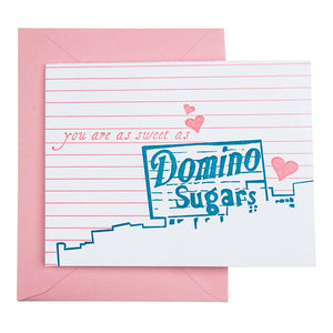 Baltimore Maryland | As Sweet As Domino Sugars card: Individual Card
