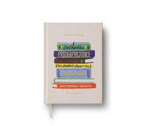 Book Club Embroidered Book Journal