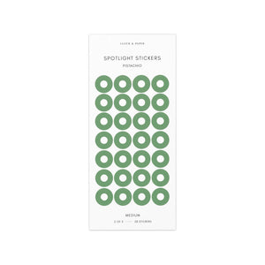 Spotlight Sticker Set: Pistachio