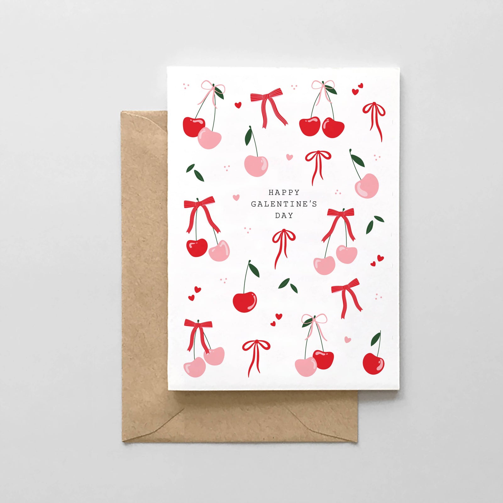 Happy Galentine's Day - Cherry Heart Design