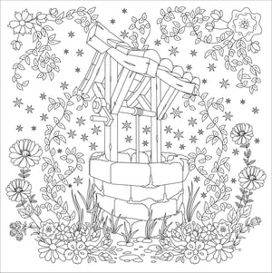 Cottagecore Adult Coloring Book