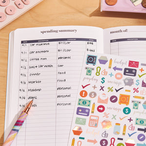 Budget Book Petite Planner - Abstract Circles