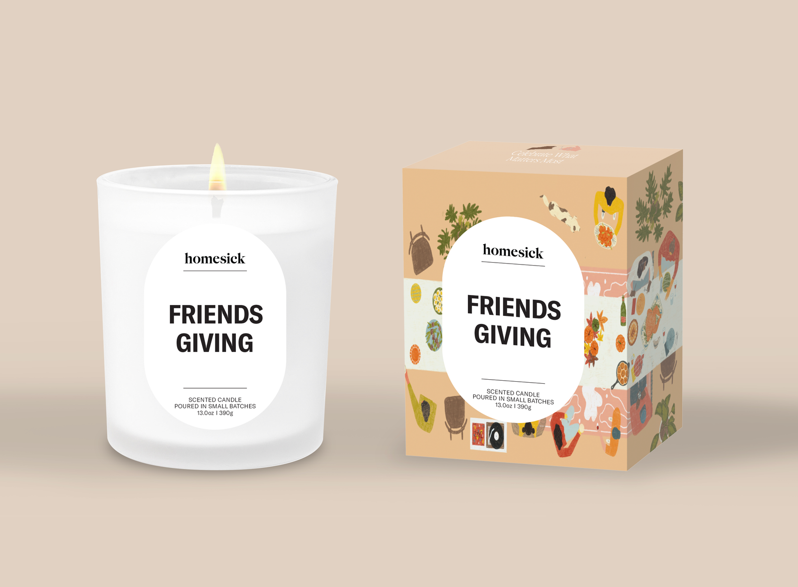Friendsgiving Candle