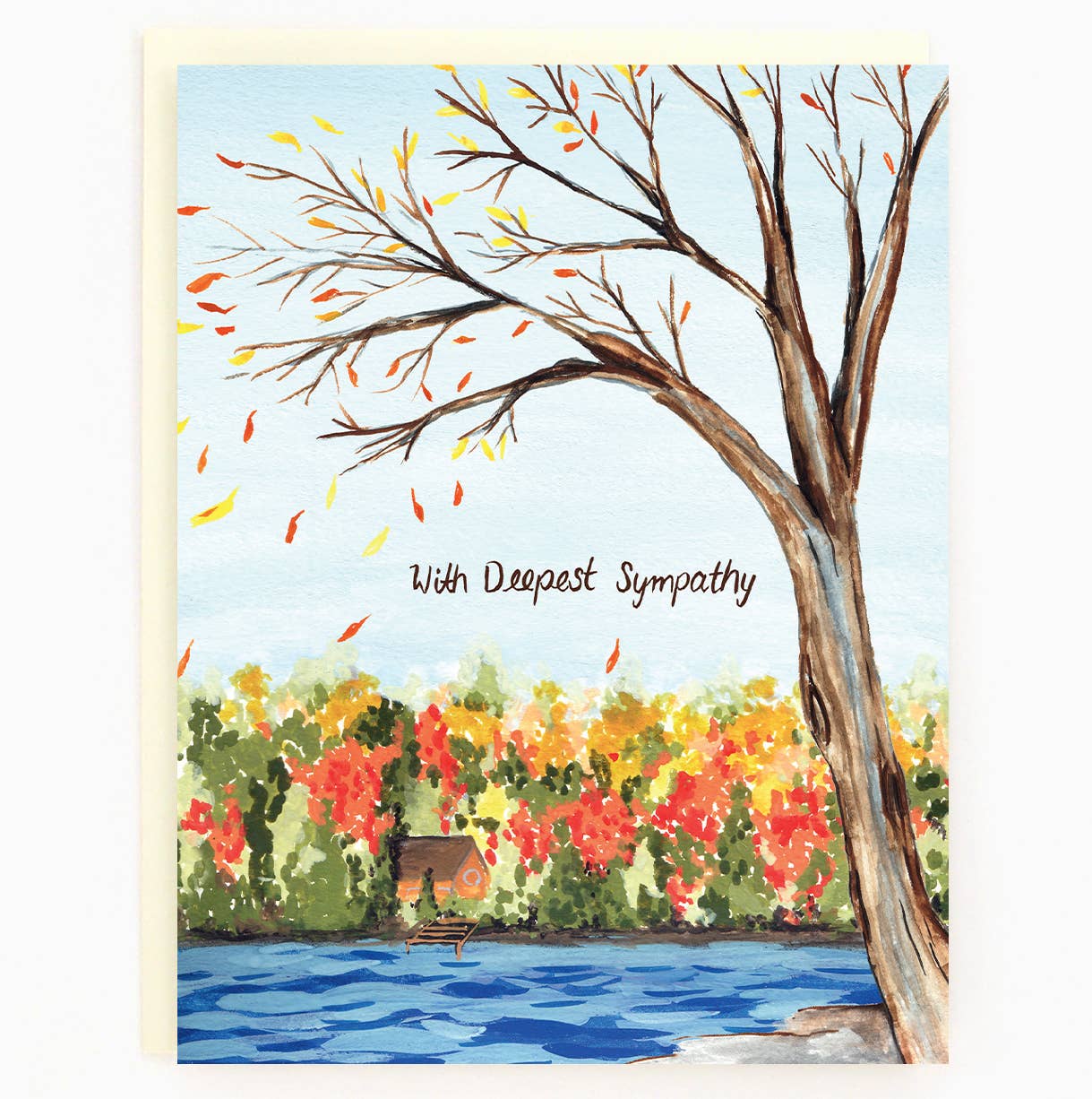 Lake Sympathy Card
