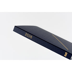 2026 Hobonichi Techo - Slash (Navy) HON - A5 Size/ Daily/Jan. Start