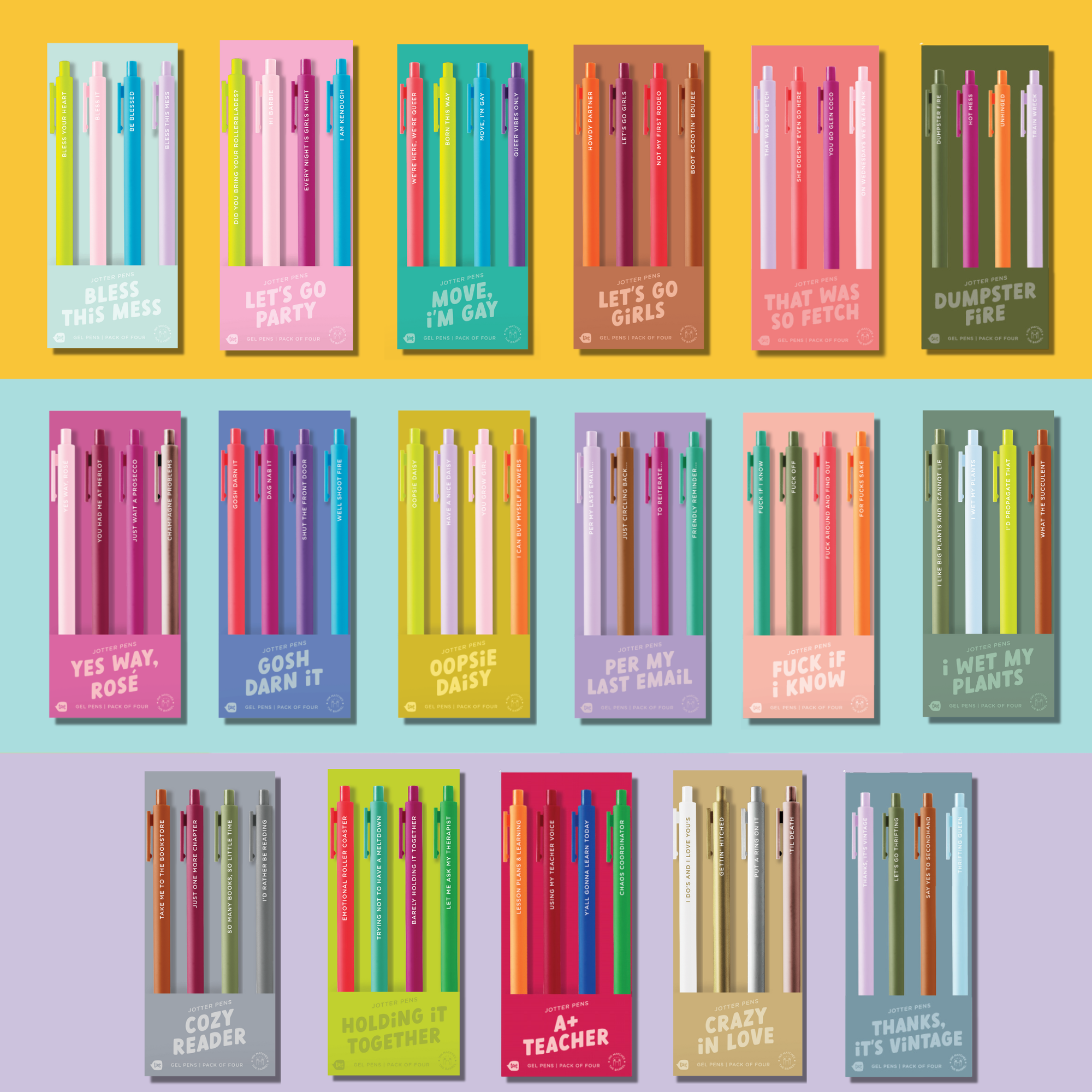 Jotter Sets 4 Pack: Dumpster Fire