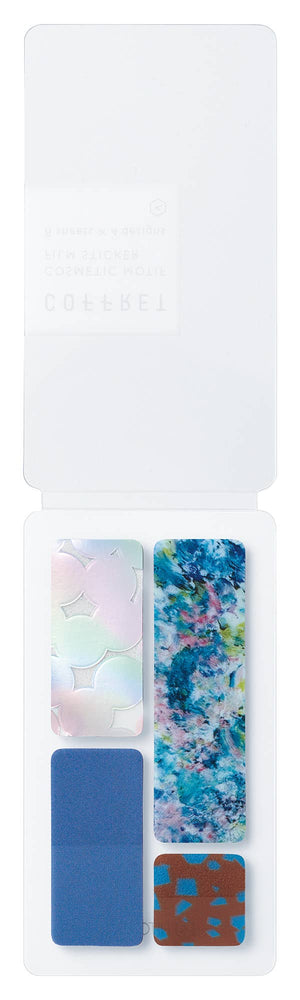 "COFFRET" BAR Decoration Sticker: Horizon Blue