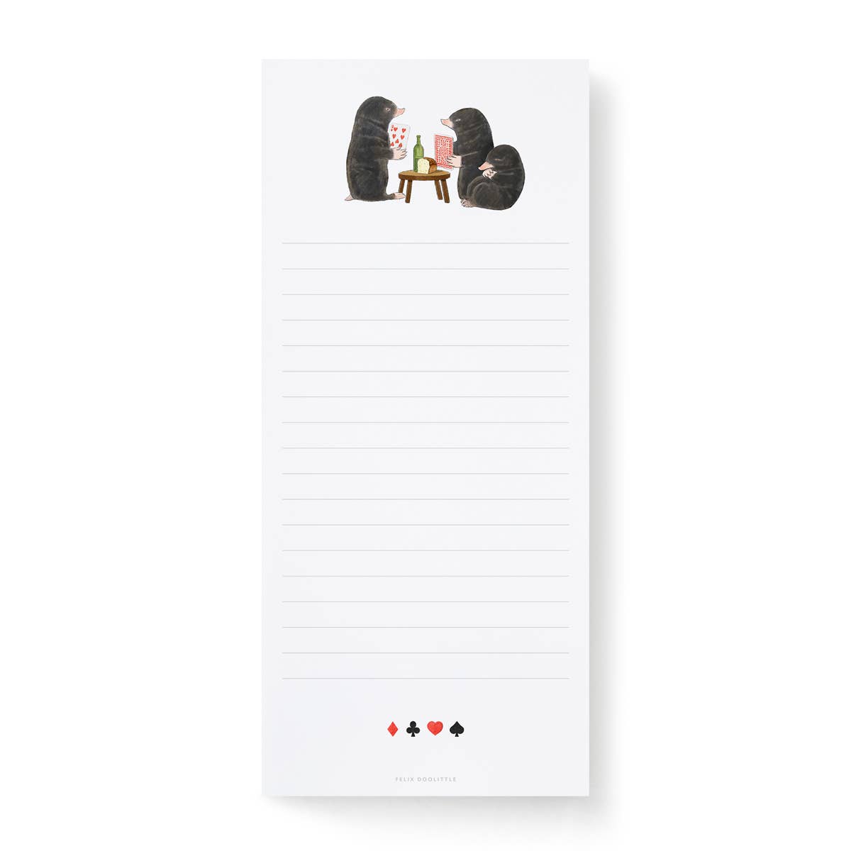 Playing Cards - Notepad - 4x9