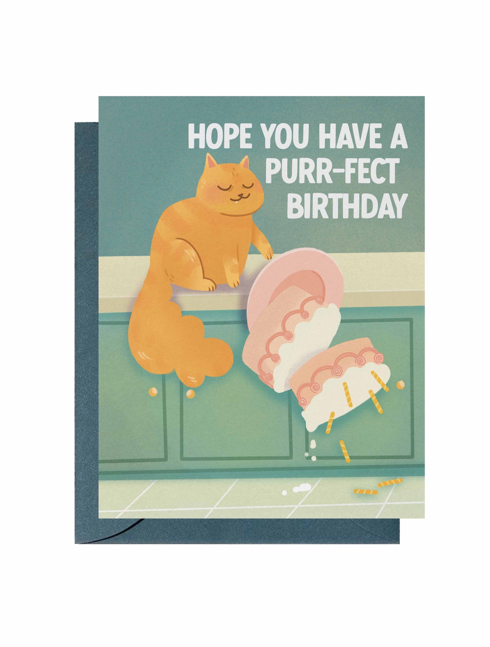 Happy Birthday Perfect Cat Card