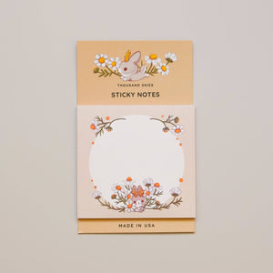 Sticky Notes - Jackalope's Garden (Cream)