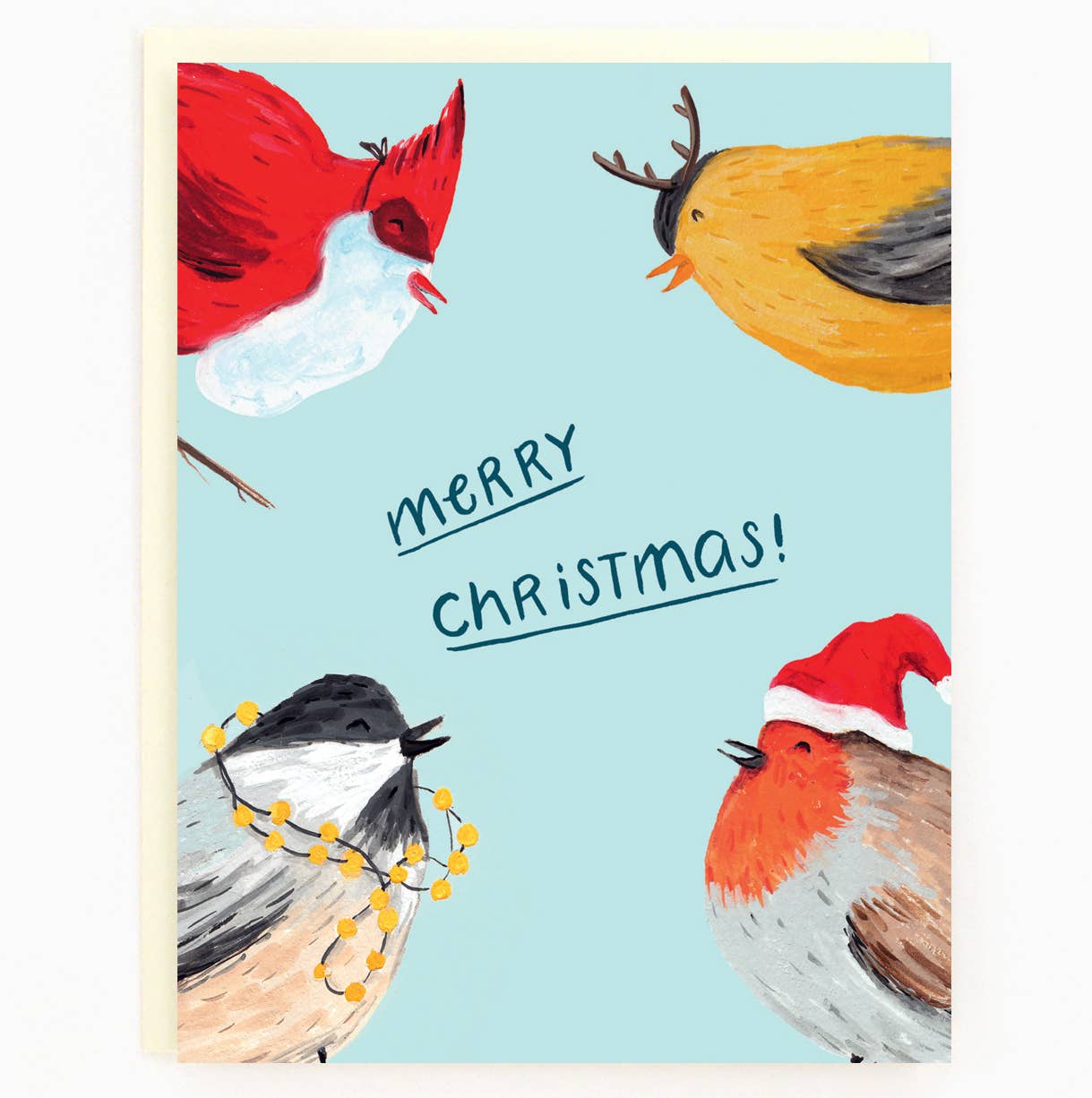 Christmas Birds Card