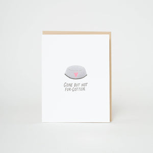 Not Fur-gotten Pet Condolence Greeting Card by Hello!Lucky