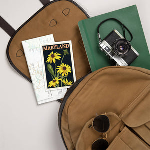 PREMIUM POSTCARDS Maryland, Black Eyed Susan, Letterpress