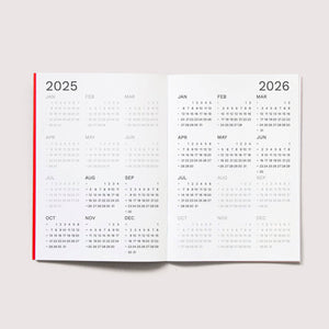 2025/2026 Small Monthly Planner · Similar A5 size