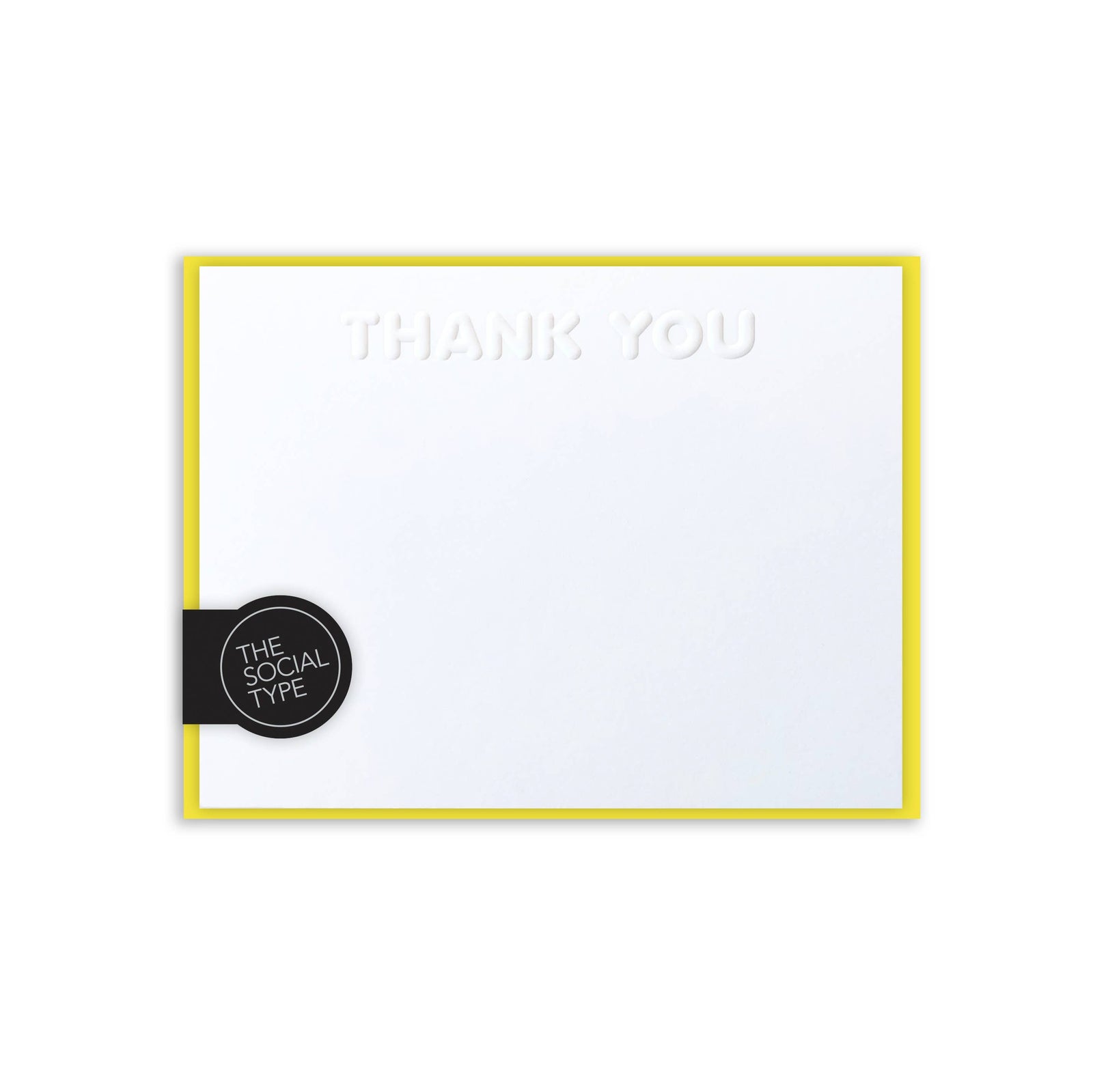 Social Type Thank You Note Set