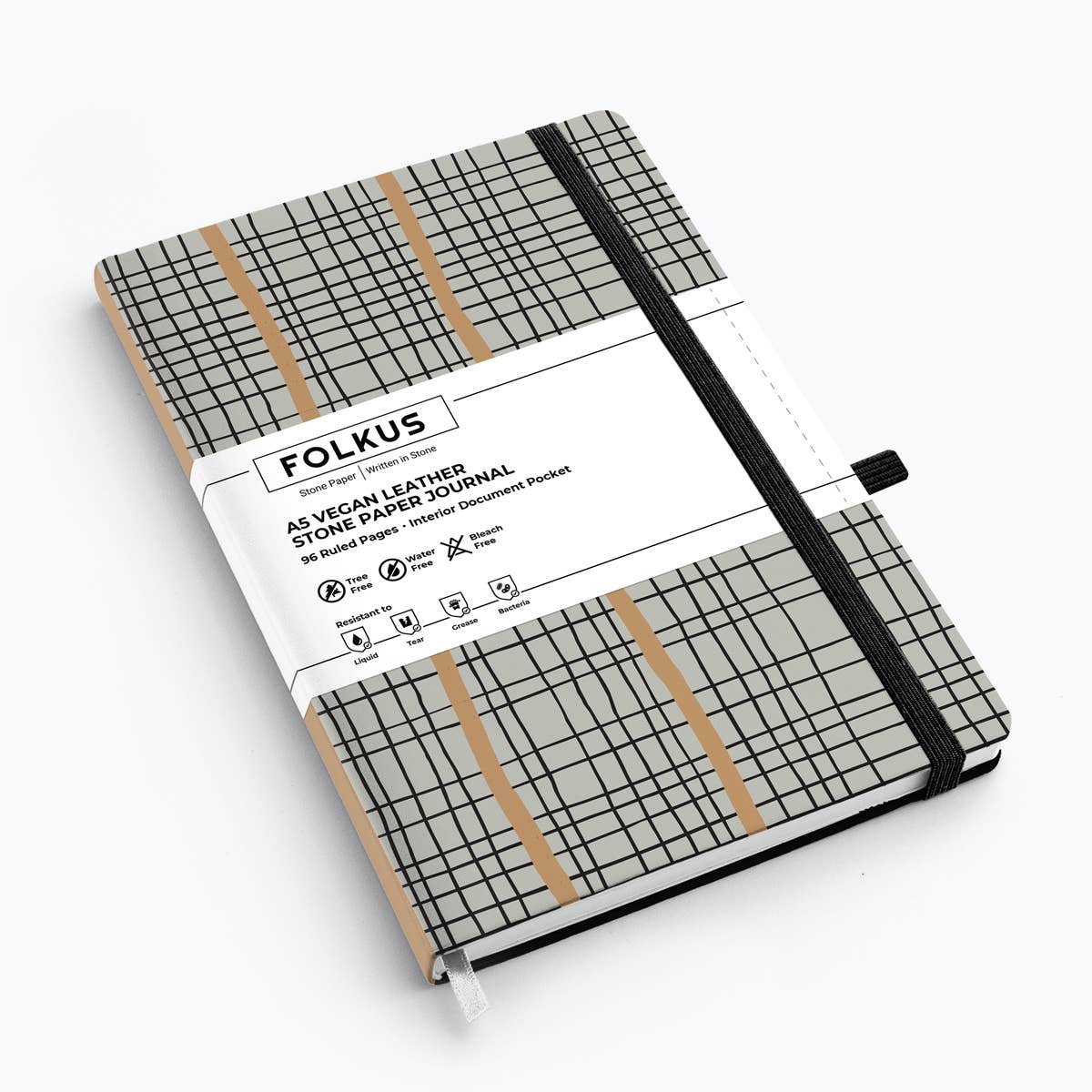 Ulindi Stone Paper Journal: Ruled