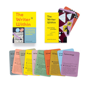 The Writer Within: 50 journaling prompt cards to inspire and transform