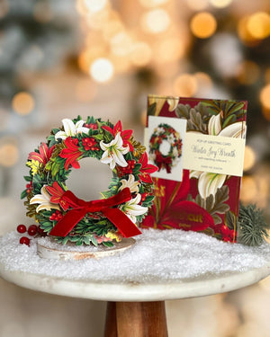 Mini Winter Joy Wreath (Pop-up Greeting Card)
