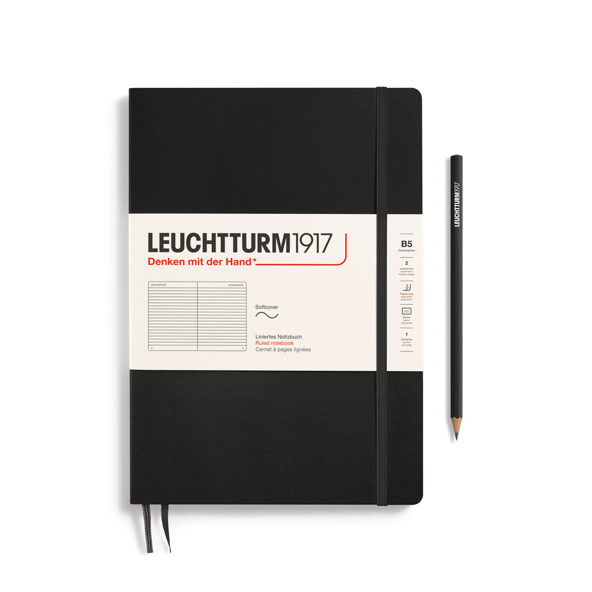 B5 Lined Notebook Softcover, LEUCHTTURM1917