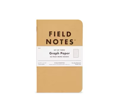 Pocket Graph 3-Pack Softcover, FIELD NOTES