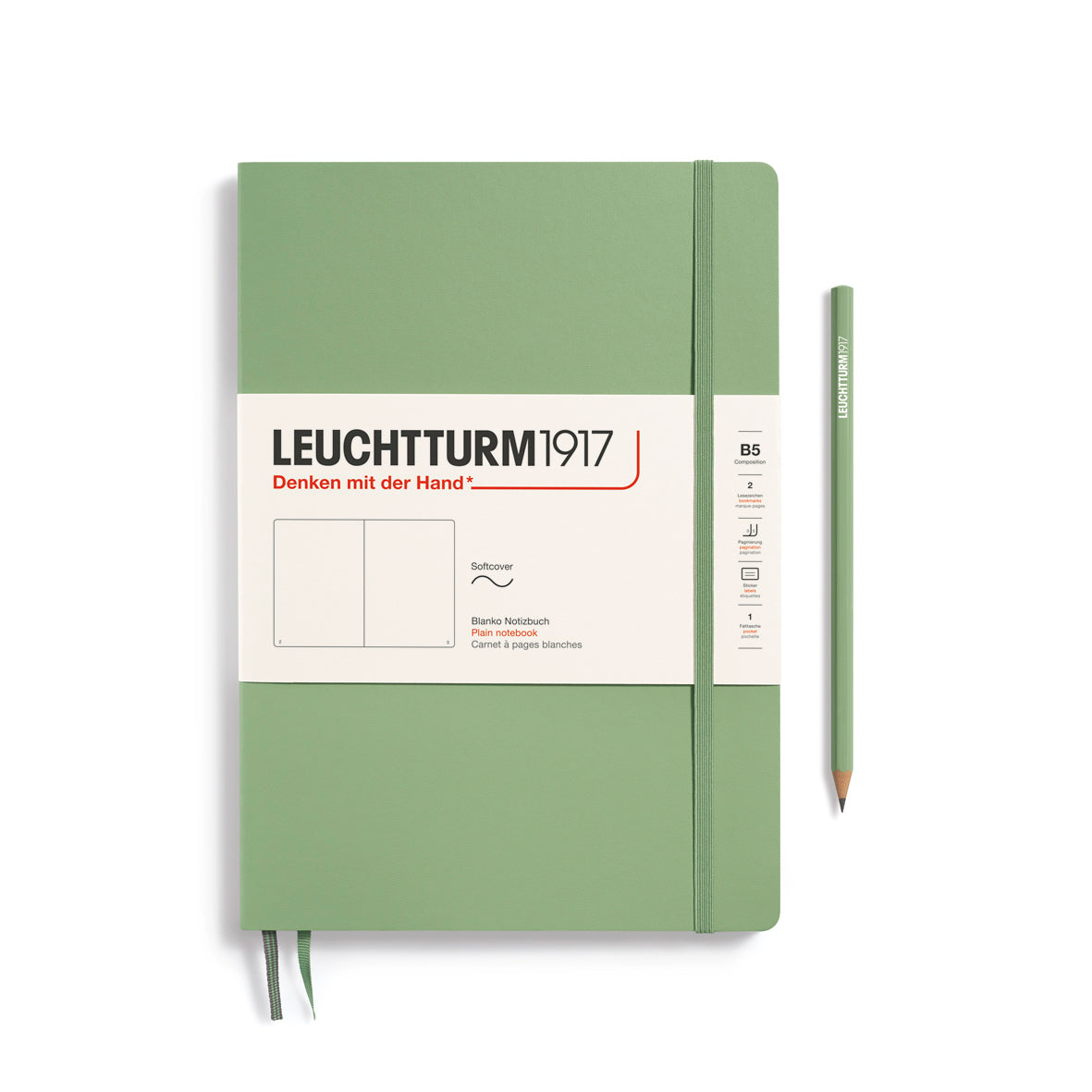 B5 Blank Notebook Softcover, LEUCHTTURM1917