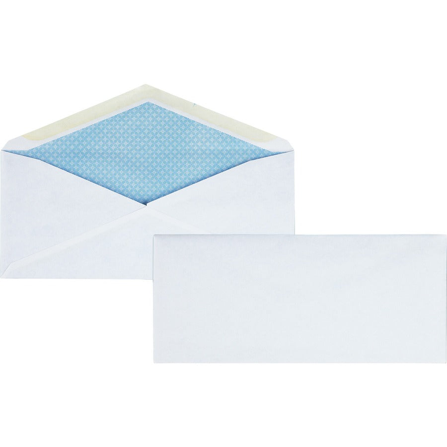 Business Source No.10 Regular Tint Security Envelopes - Box of 500