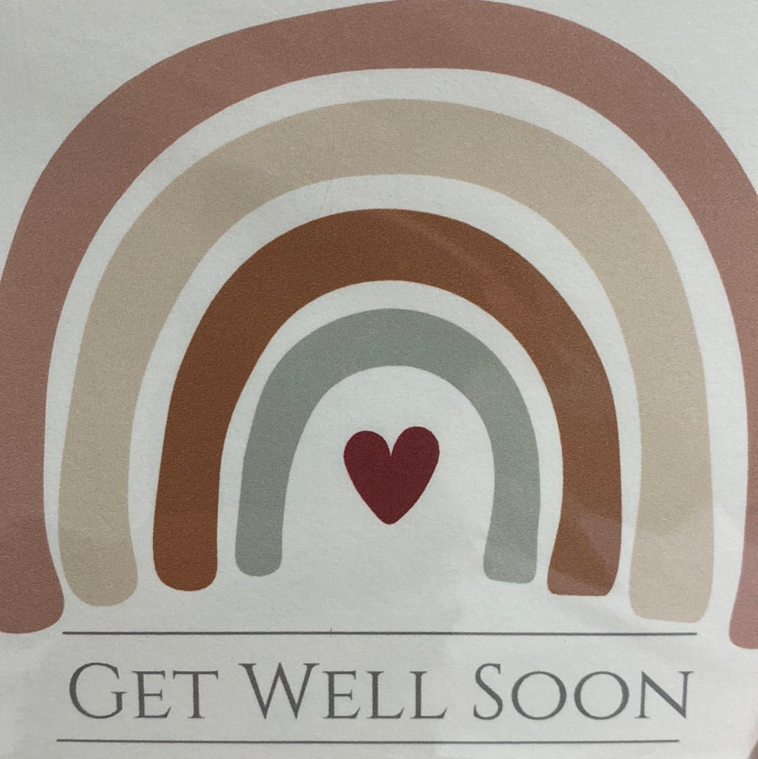 Get Well Card Set - Rainbow Heart (#18)