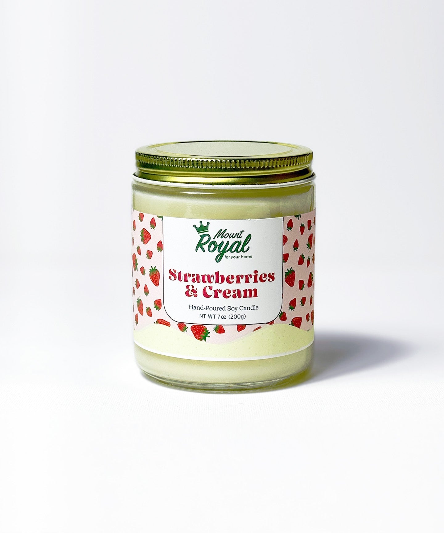 Strawberries & Cream Candle - Mount Royal