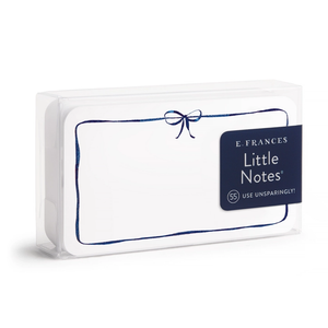 Navy Bow Little Notes® – Boxed Set of 85 Mini Notecards