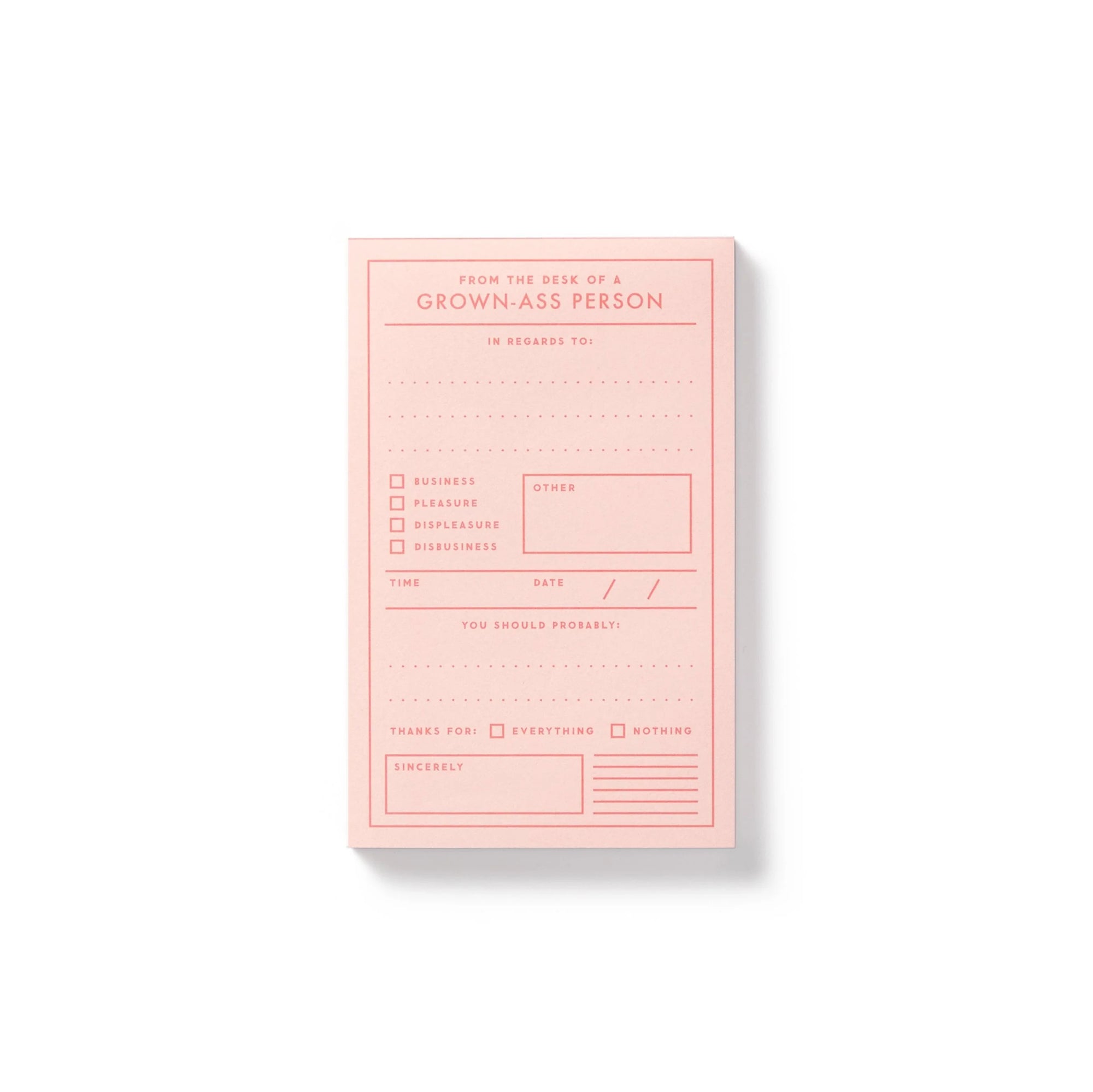 Grown-Ass Person Memo Pad by Chronicle