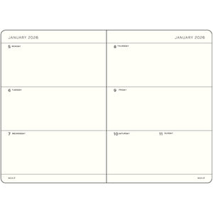 A5 2026 Weekly Planner, LEUCHTTURM1917
