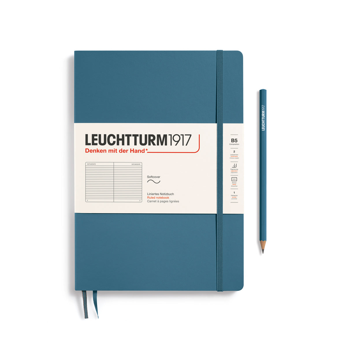 B5 Lined Notebook Softcover, LEUCHTTURM1917