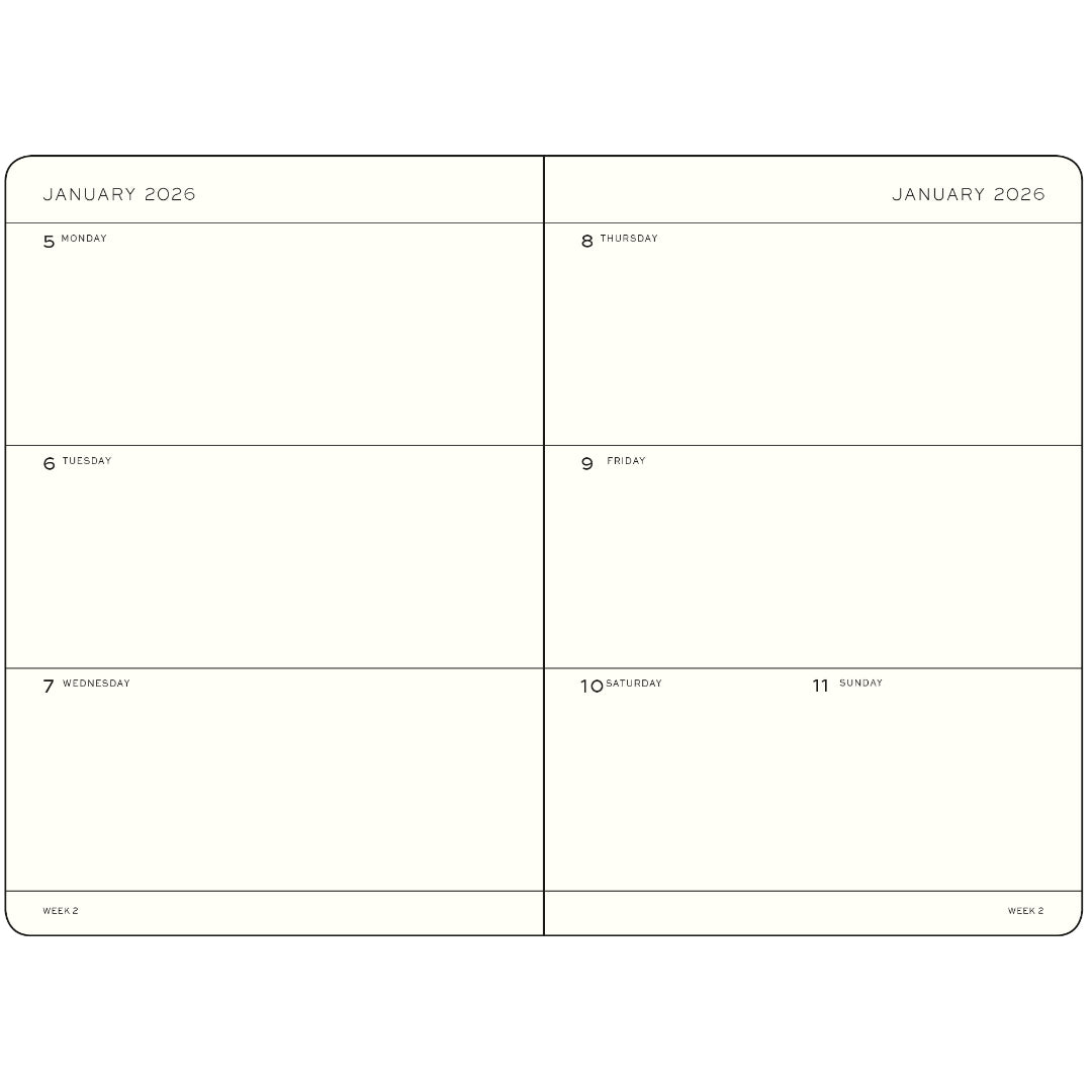 A5 2025-2026 Weekly Planner 18 Months, LEUCHTTURM1917