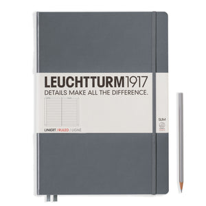 A4+ Lined Master Classic Notebook Slim Hardcover, LEUCHTTRUM1917