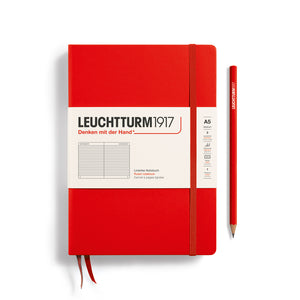 A5 Lined Notebook LEUCHTTURM1917 - Red