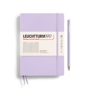 A5 Lined Notebook Hardcover, LEUCHTTURM1917 Lilac