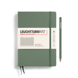 A5 Squared/Graph Notebook Hardcover, LEUCHTTURM1917