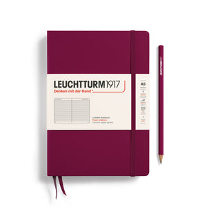 A5 Lined Notebook LEUCHTTURM1917 - Port Red