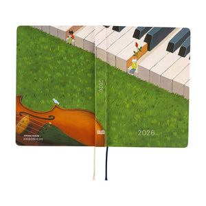 2026 Hobonichi Techo - Hiroko Kubota: Waiting on the Chord / HON - A6 Size/ Daily/Jan. Start