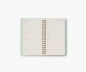 2024 Blossom 12-Month Spiral Pocket Planner