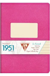 A5 Lined Back to Basics 1951 Notebook Softcover, CLAIREFONTAINE in Pink