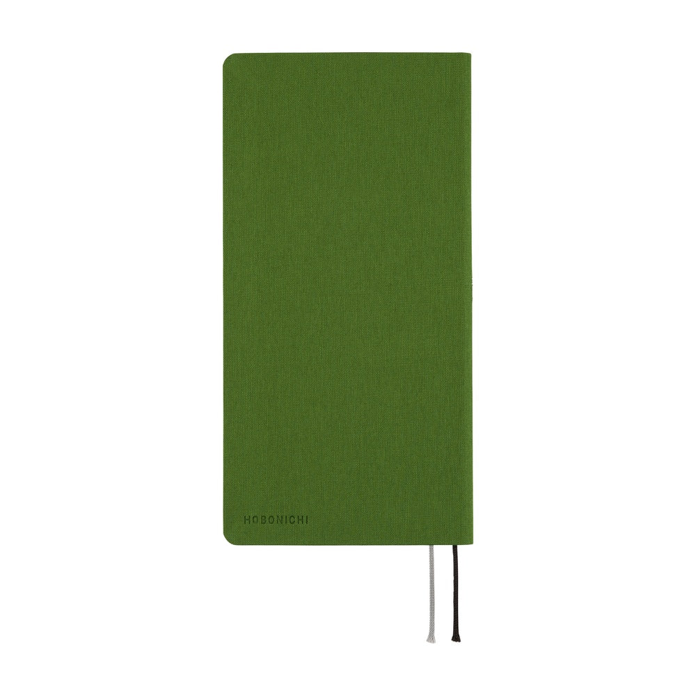 2026 Hobonichi Techo -  Colors: Antique Green / Weeks Hardcover Book / Weekly Horizontal / Jan start / Mon start