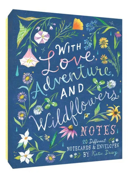 With Love, Adventure, and Wildflowers Notecards & Envelope
